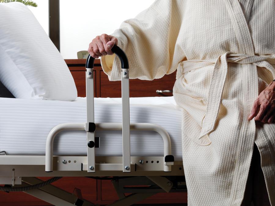 Hospital Bed Rail with FlipDown System for Allterra Beds