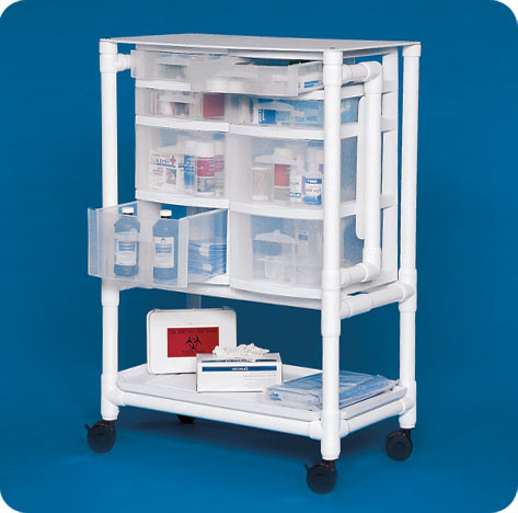 Mobile Storage Nursing Supply Cart - FREE Shipping