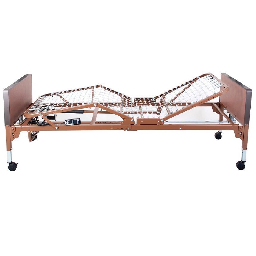 SleepEase Essential SemiElectric Adjustable Hospital Bed Frame by