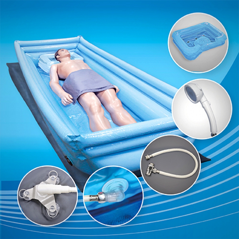 Rimair Light Inflatable Bathing And, Portable Bathtub For Bedridden Patients