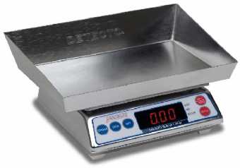 Detecto Stainless Steel Digital Diaper Scale with Removable Tray