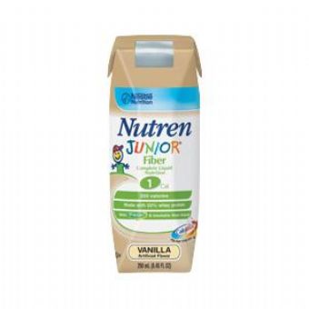 Nestle Nutren Junior Complete Liquid Nutrition Vanilla Flavor 250mL Cans 24 Count