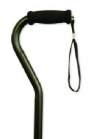 Rehab Ortho K Grip Offset Handle Cane with Wrist Strap