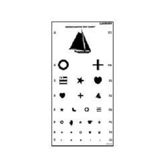 eye chart vision test snellen chart visual acuity kindergarten