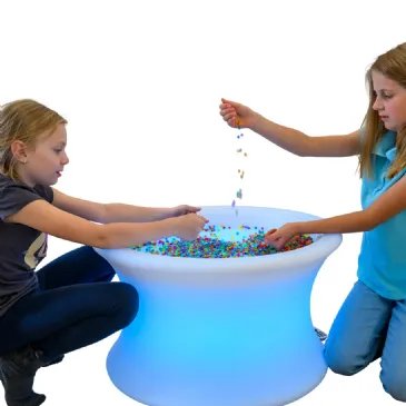 Sensory Mood Light Table with Color-Changing LED for Contained Tactile Play