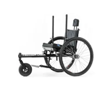GRIT Freedom Chair 3.0 All-Terrain Manual Wheelchair for Outdoor Mobility and Independence with 26 in. Wheels and Quick-Release Design
