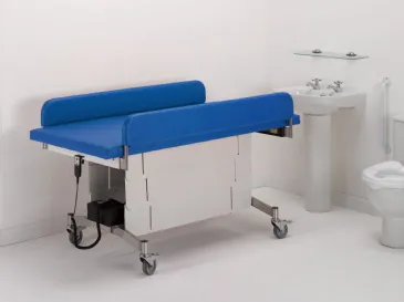 Smirthwaite Mobi Changer Portable Changing Table for Adults with Disabilities | 500 lb. Weight Capacity, No Installation Required, Side Rails, Compact Design