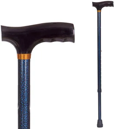 Mabis Derby Handle Walking Stick | Lightweight Height-Adjustable Cane