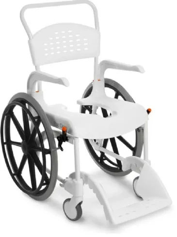 Etac Clean Self-Propelled Wheelchair Shower/Commode Combo Chair