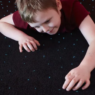 Color Changing Fiber Optic Multi-Sensory Carpets by Experia