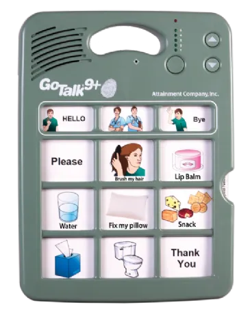 GoTalk 9+ Lite Touch AAC Device by Attainment Company