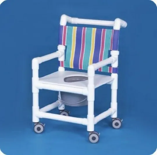 Pediatric Shower Commode Chair with Wheels by IPU