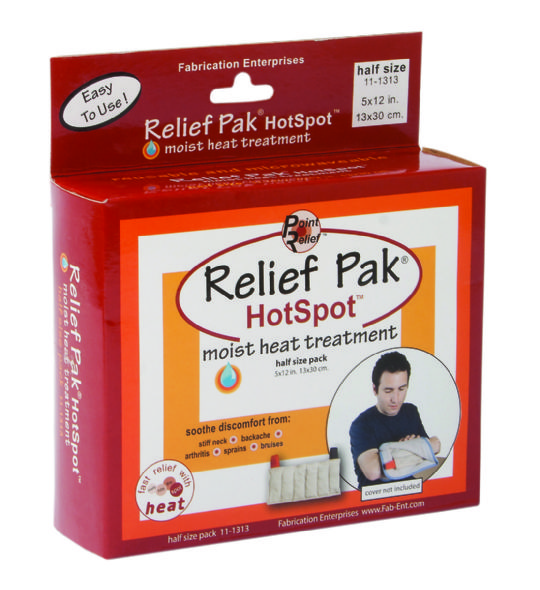 Relief Pak HotSpot Moist Heat Packs for Stiff Joints and Muscles