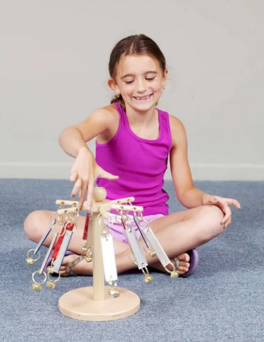 Mirror Chimeabout Spinning Toy for Sensory Stimulation
