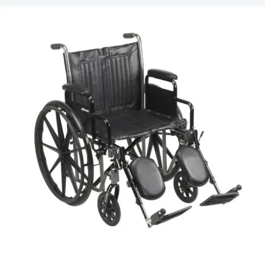 McKesson Manual Wheelchair with Removable Padded Desk Arms