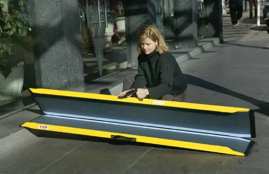 Stepless Portable Lite Wheelchair Ramp - FREE Shipping