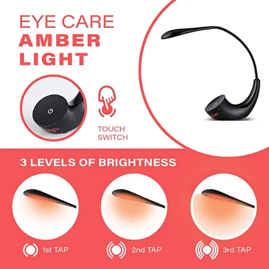 Hooga Amber Light Desk Lamp FOR SALE