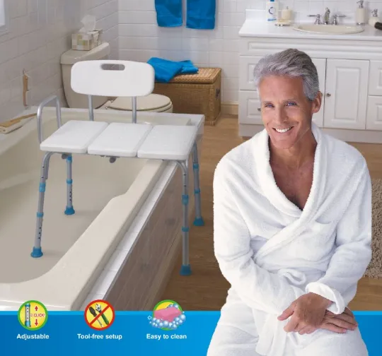 Bathtub Transfer Bench by AquaSense FREE Shipping