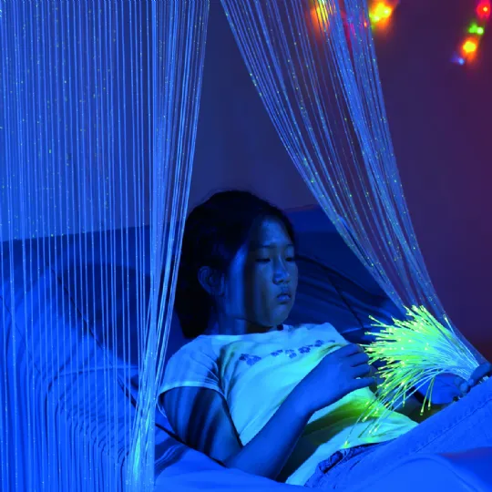 Fiber Optic Color Changing Light Waterfall