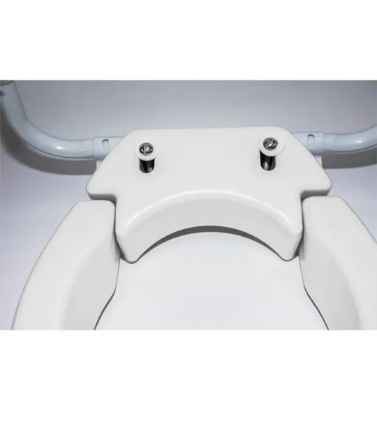 Raised Hinged Toilet Seat with Rails by Mobb Healthcare