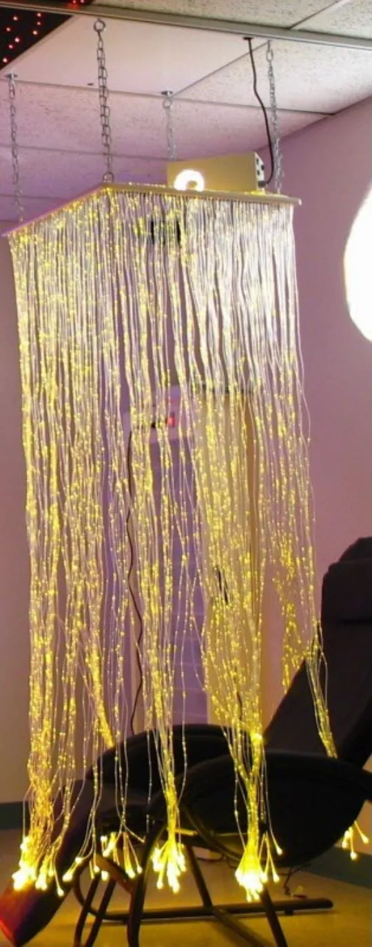 Fiber Optic Color Changing Light Waterfall