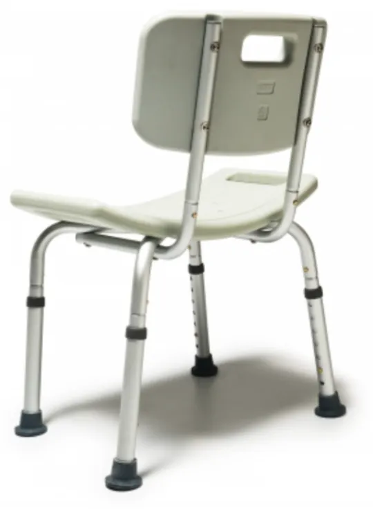 Lumex Shower Chair with Backrest Platinum Collection