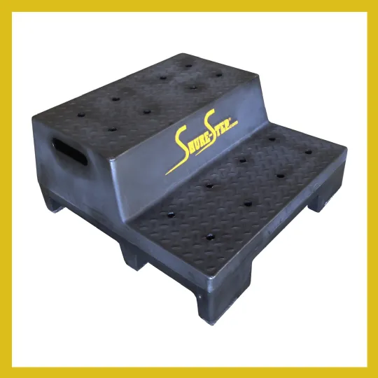 Bus Mechanic Step: Two-Step Step Stool - FREE Shipping