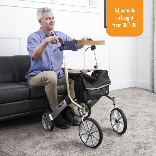 Stander Lets Go Outside Rollator by Trust Care