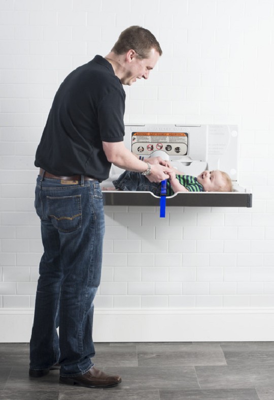 Foundations Stainless Steel Horizontal Baby Changing Stations