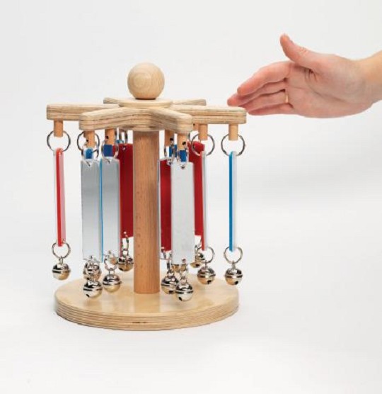 Mirror Chimeabout Spinning Toy for Sensory Stimulation