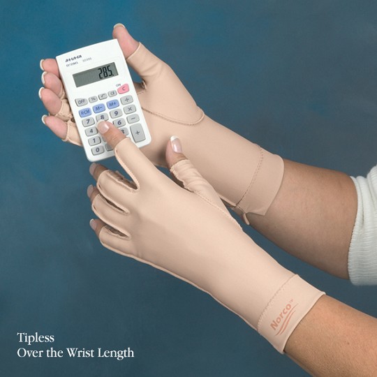 Norco Therapeutic Compression Glove with Full Finger or Tipless