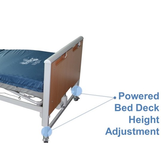 Invacare Etude Electric Hospital Bed, Solace Prevention Mattress