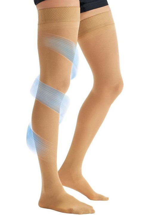 Curad Compression Stockings, ThighHigh FREE Shipping
