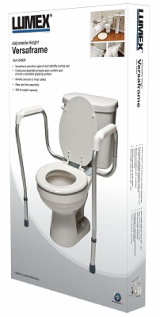 Lumex Versaframe Toilet Safety Rail FREE Shipping