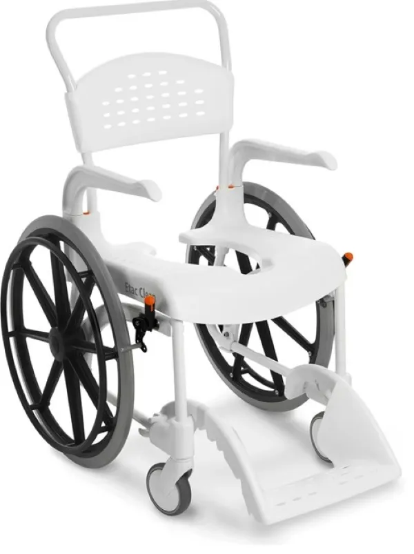 Etac Clean Self Propelled Wheelchair Shower Commode Combo Chair