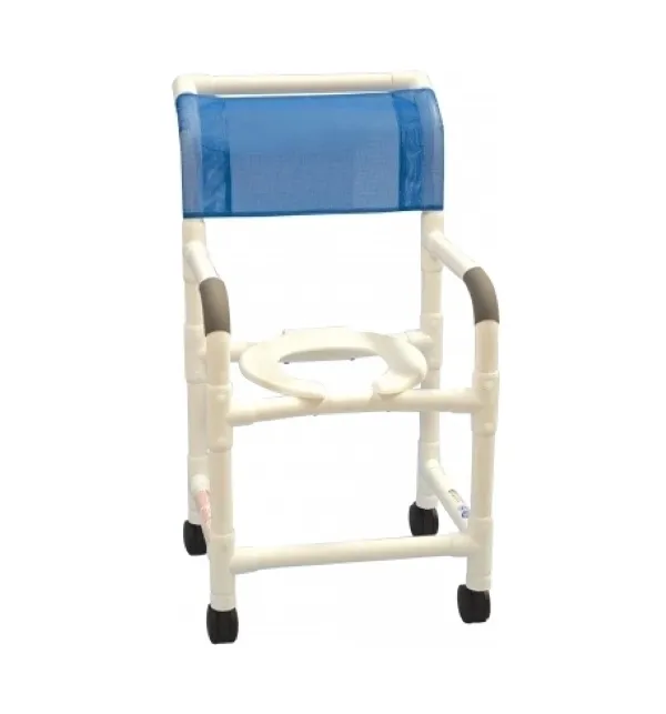 Lumex PVC KnockDown Shower Commode Chair