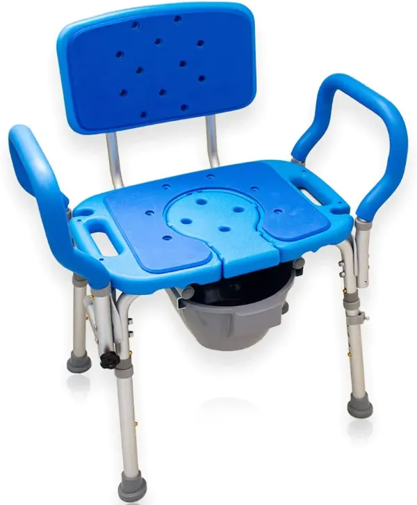 Bariatric 3 in 1 Shower Commode Chair Samson Deluxe
