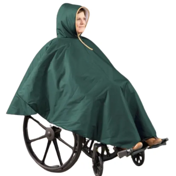 Rain poncho for wheelchair users clearance