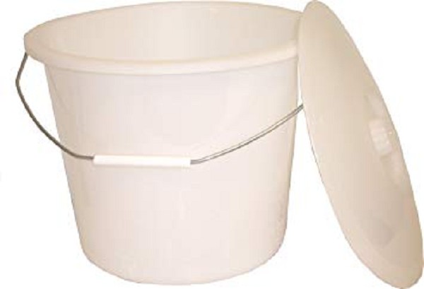 Replacement Universal Commode Pail With Lid For Convaquip Commodes