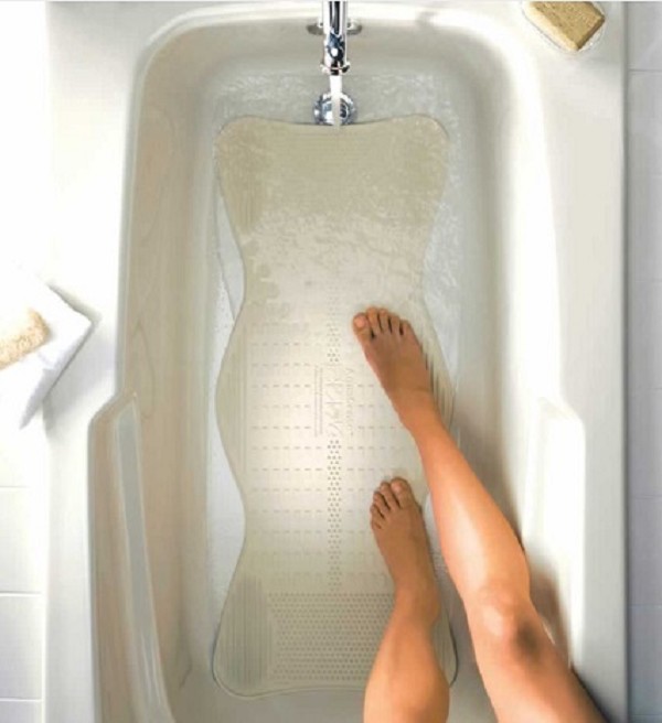 AquaSense Bath Mat with Invigorating Massage Zones