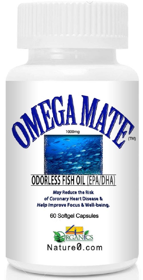 Omega Mate High Grade Odorless Fish Oil Supplements