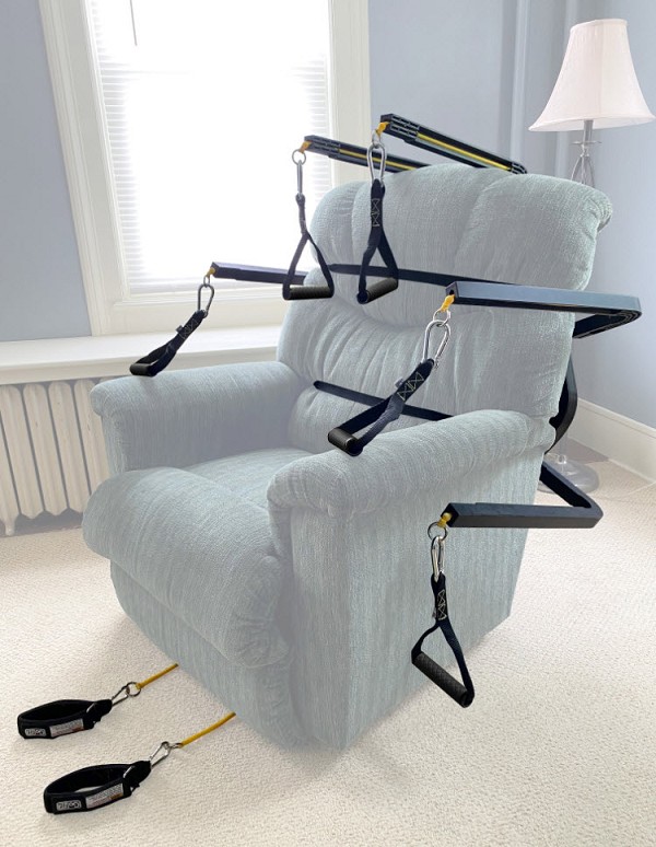 Elite Plus FullBody Resistance Band Chair Workout System by SitFitGo