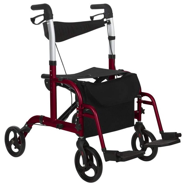 Hybrid Rollator Wheelchair by Vive Health