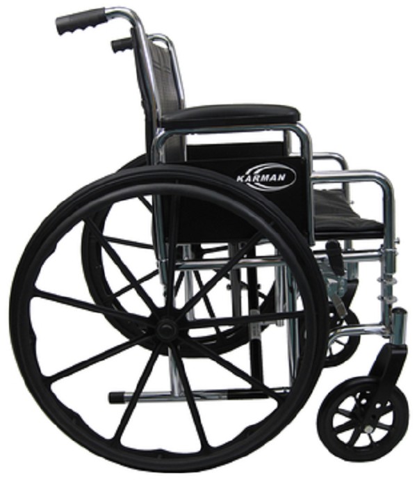 Extra Wide Heavy Duty Deluxe Bariatric Wheelchair by Karman Healthcare