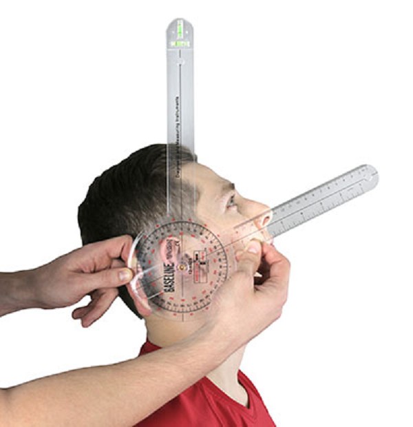 Baseline AbsoluteAxis Plastic Goniometer with BuiltIn Level
