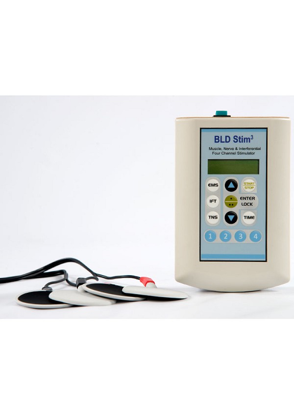 BLD Stim 3 Muscle, Nerve, and Interferential Four Channel Stimulator