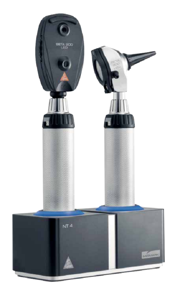 NT4 Desktop Charger with Otoscope and Ophthalmoscope