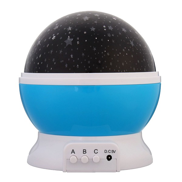 Rotating Star Projector Nightlight 360 Rotating with Battery Power and