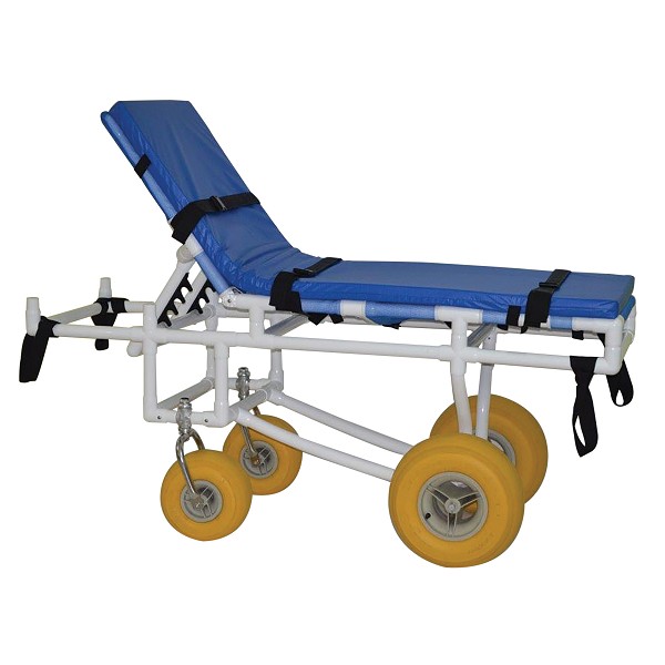 All Terrain Stretcher with NonCorrosive Wheel Bearings