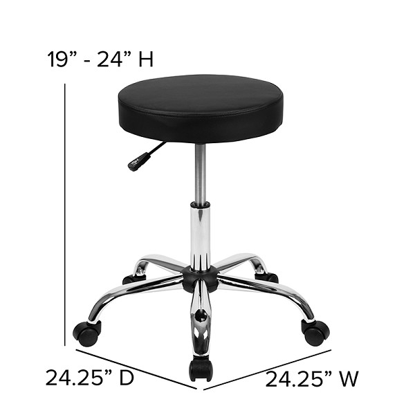 Pneumatic Antimicrobial Rolling Medical Stool